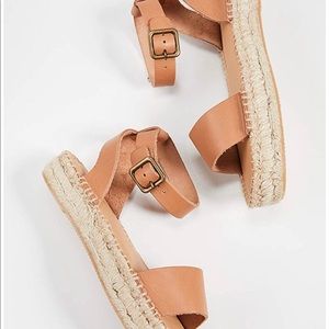 Soludos Crete Espadrille Sandals - Camel